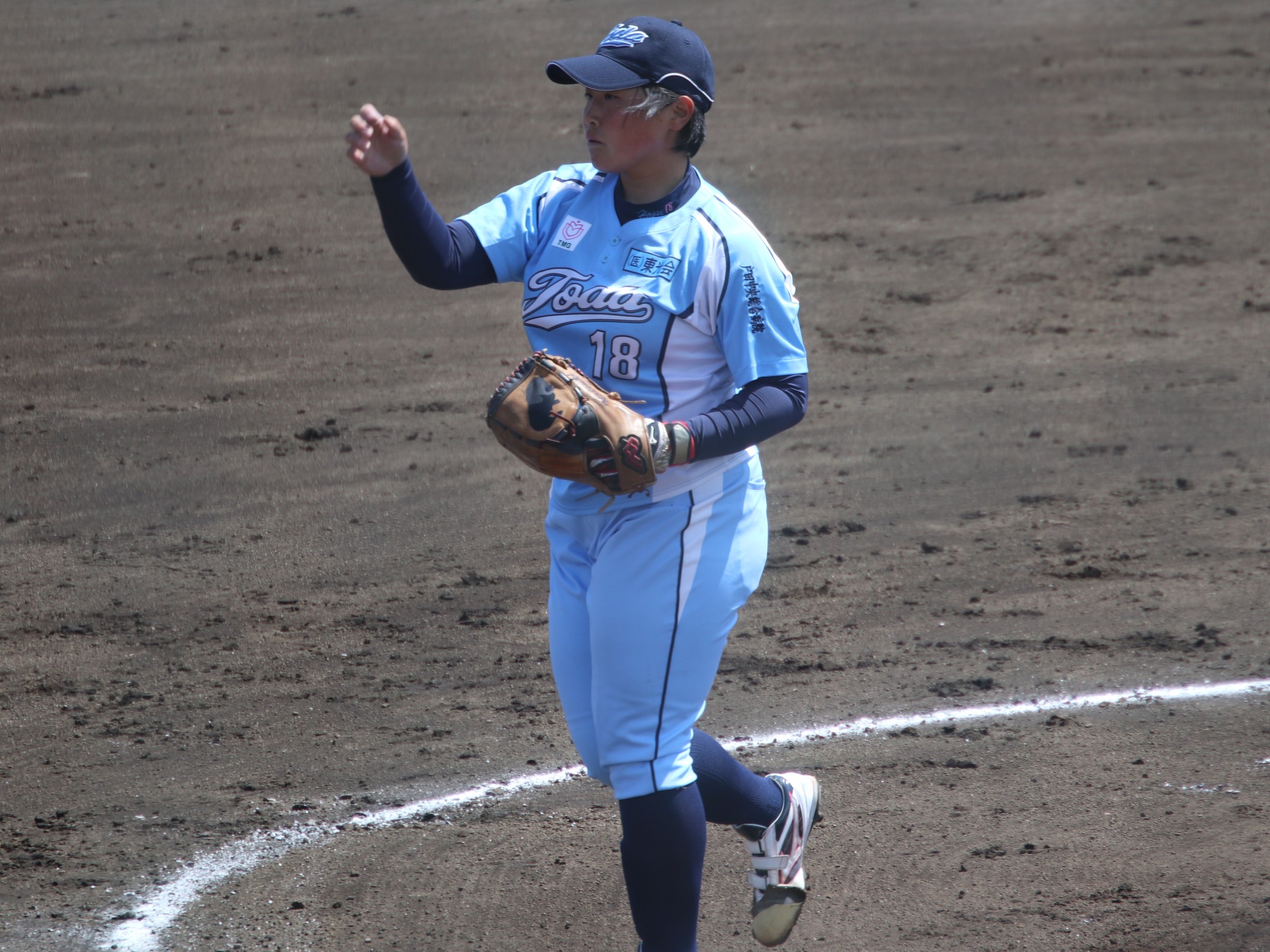 選手別の写真  廣瀬夏季 投手 第3節 茅ヶ崎大会