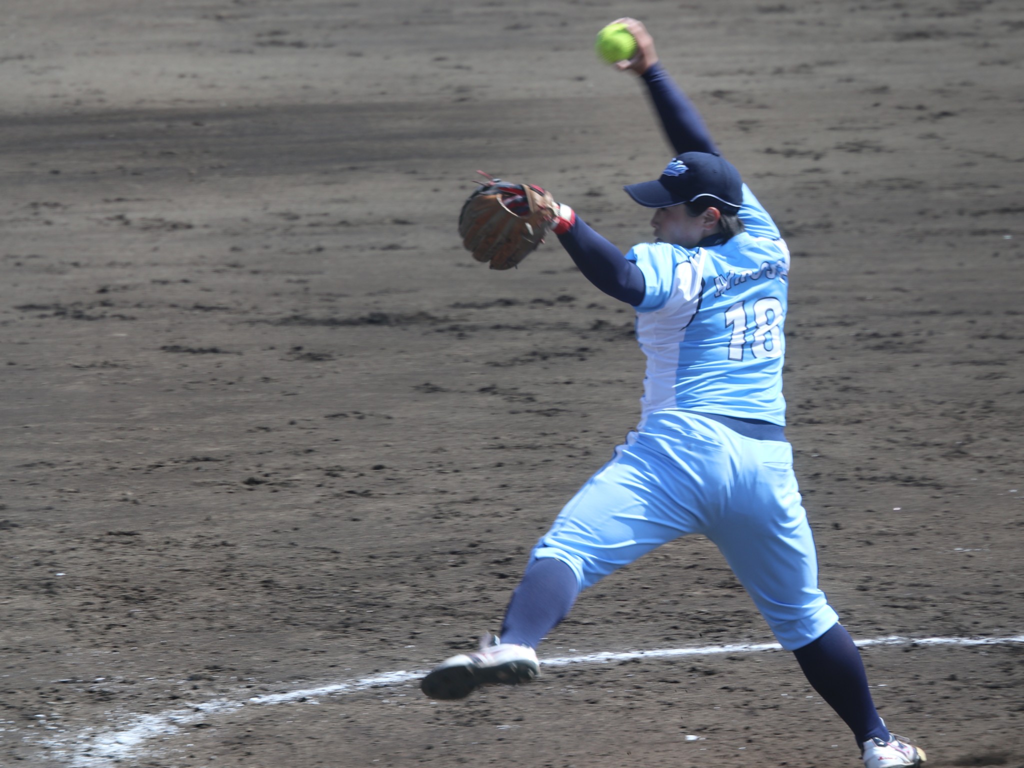 選手別の写真  廣瀬夏季 投手 第3節 茅ヶ崎大会