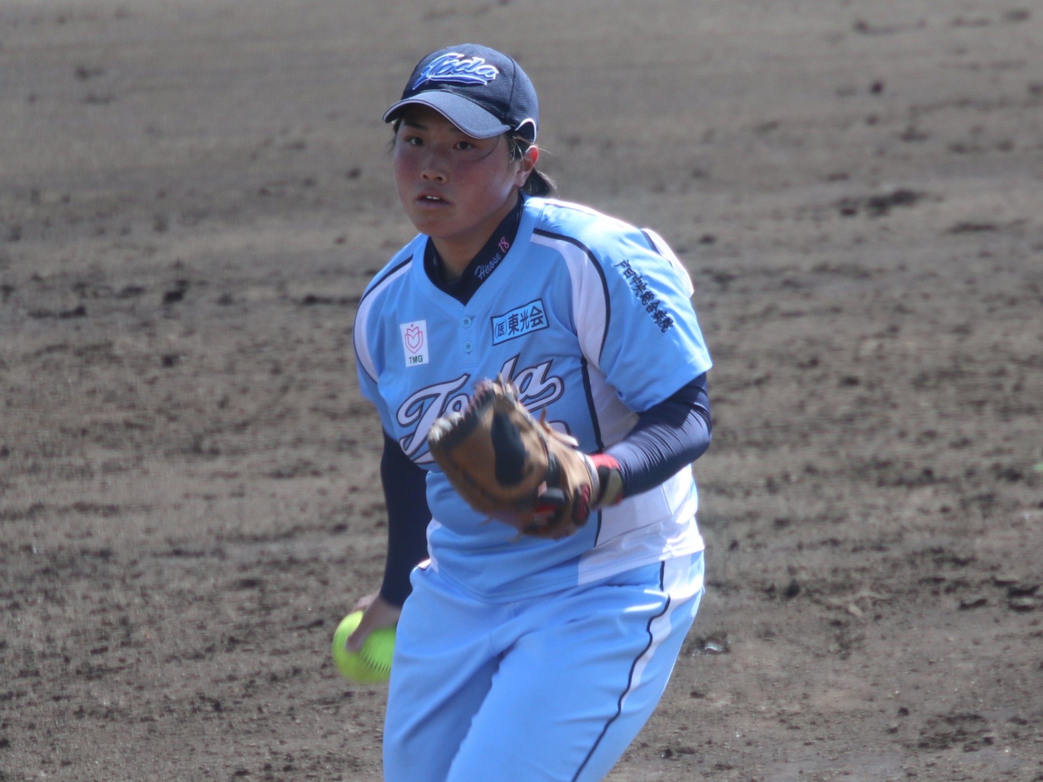 選手別の写真  廣瀬夏季 投手 第3節 茅ヶ崎大会